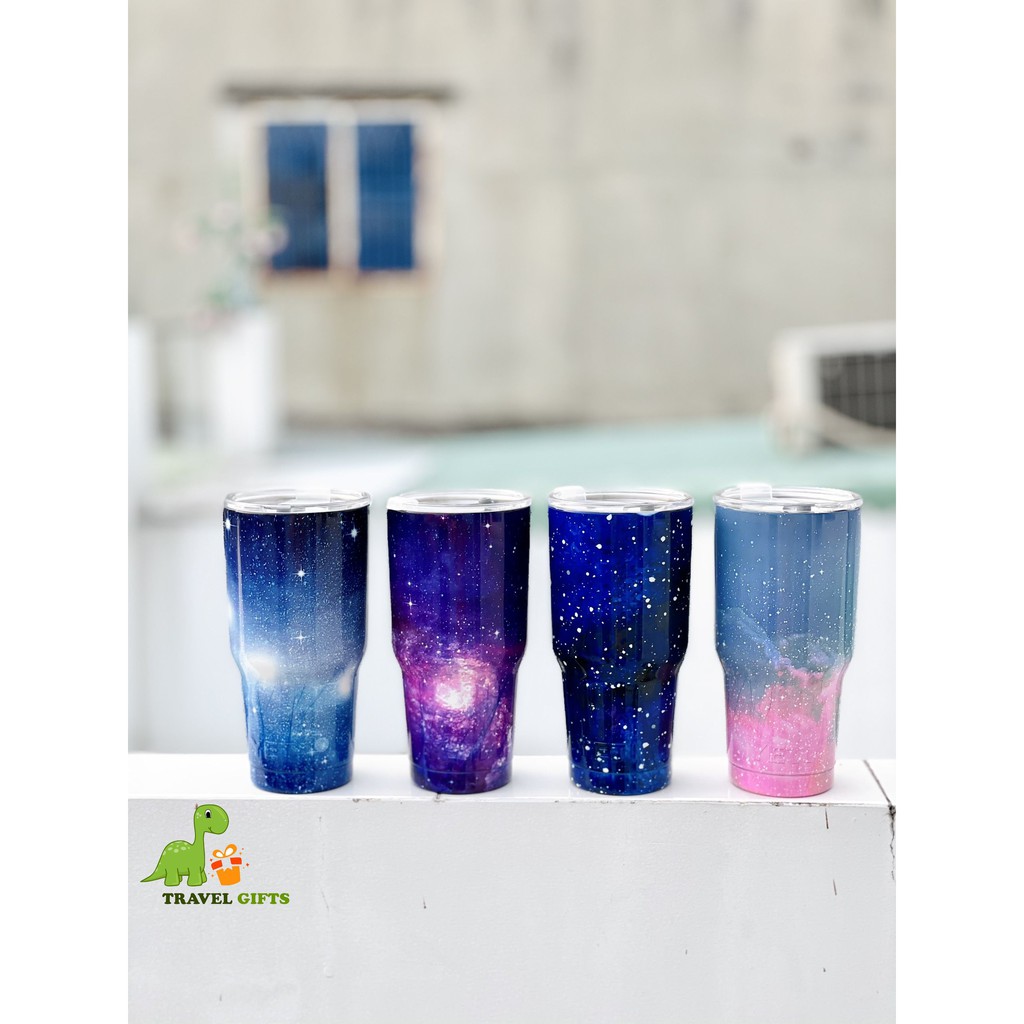 Ly Yeti 900ml Galaxy - Ly giữ nhiệt tặng FULL 5 Phụ Kiện