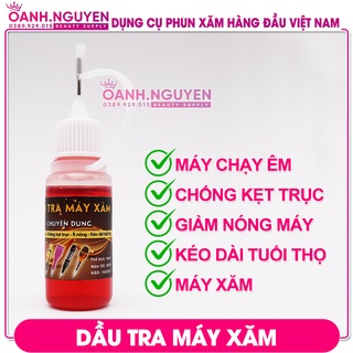 Dầu Tra Máy Phun Xăm Chuyên Dụng