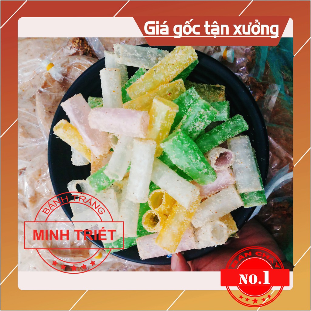 [500gr] Bánh tráng cuộn Thập cẩm Sữa - Bánh Tráng Tây Ninh