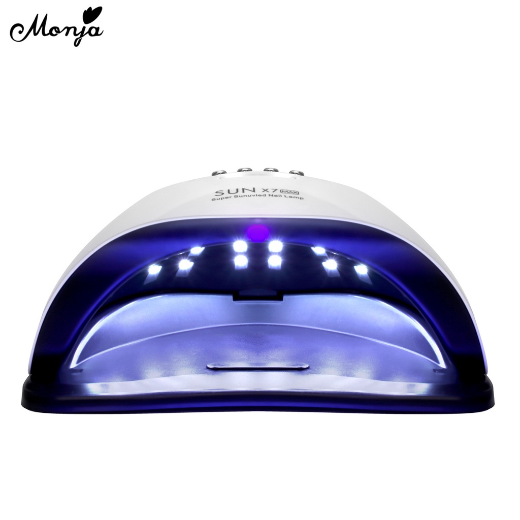 [Hàng mới về] Đèn LED UV thông minh 180w 57 bóng tiện dụng để làm khô móng tay nhanh chóng