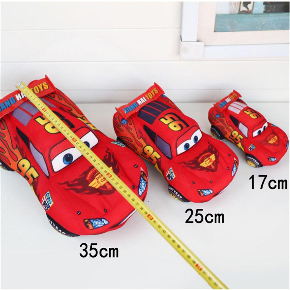 Thú Nhồi Bông Mcqueen 17cm 25cm 35cm Họa Tiết Hoạt Hình Dễ Thương Cho Bé