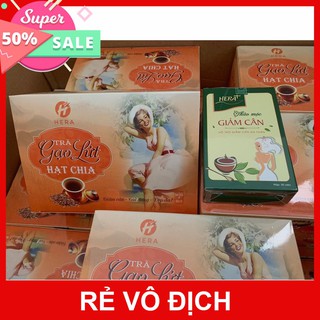 Combo trà giảm cân Hera Plus + trà giảm cân gạo lứt hạt chia kèm thước dây và phiếu bảo hành rẻ nhất Shopee[VIDEO]