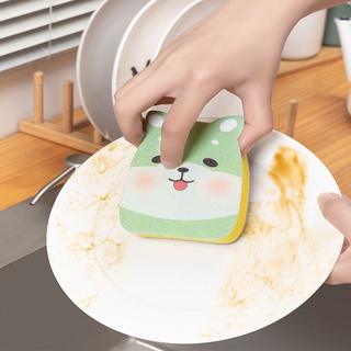 Miếng bọt biển rửa chén hình động vật dễ thương