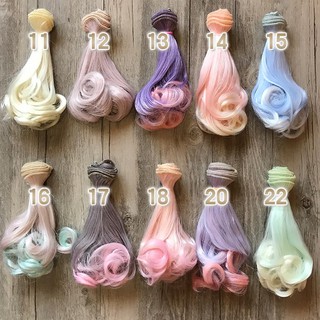 DIY - Tóc giả cho búp bê (uốn đuôi)