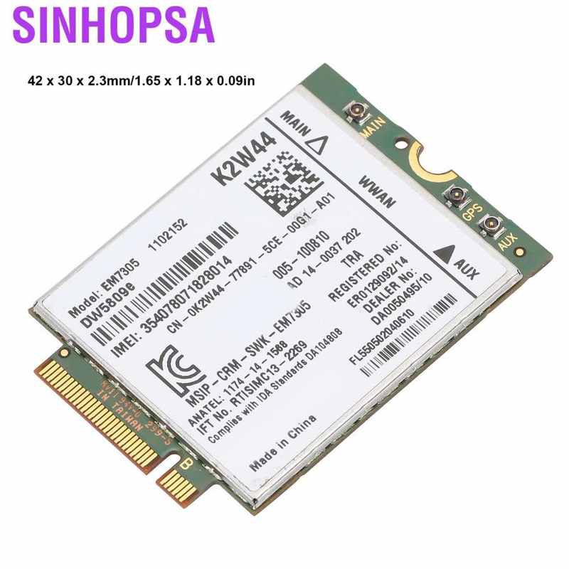 Mô Đun Mạng Không Dây Sinhopsa Em7305 4g M2 Ngff Lte Wwan Card 52pin Cho Dell Dw5809E Sierra