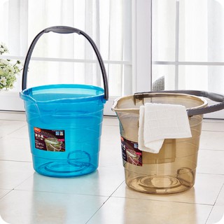 Xô Đựng Nước Chống Rơi Sức Chứa Lớn Chất Liệu Nhựa Trong Suốt 12L/16L