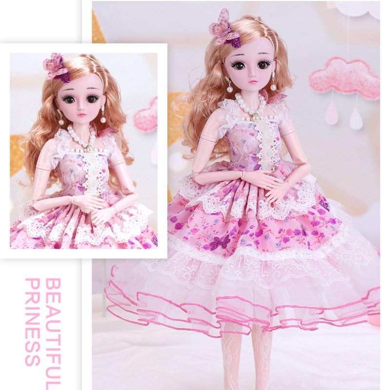 Búp Bê Barbie Mắt To Lấp Lánh Kích Thước 60cm