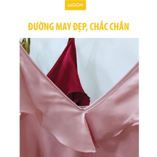 Váy Ngủ Lụa 2 Dây Sexy Cao Cấp (Video + Ảnh Thật)