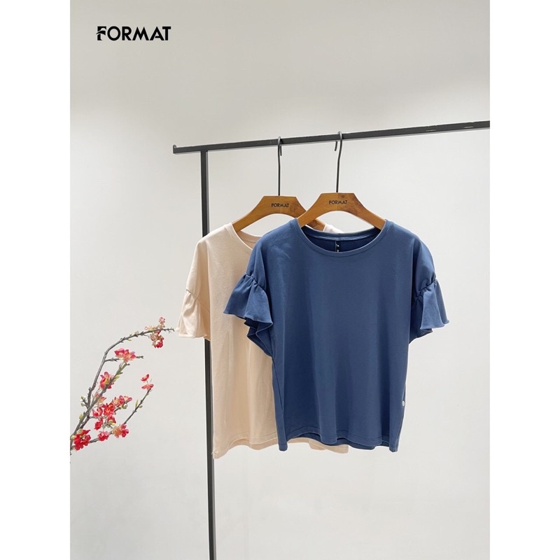 Áo T-shirt nữ cao cấp FORMAT 1 lớp ngắn tay