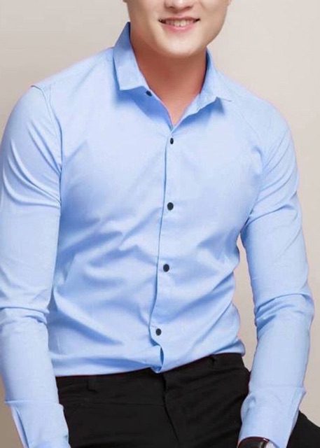 ÁoSơ Mi Dài Tay Nam Vải Lụa Cao Cấp - Chống Nhăn - Form Slimfit Cực Đẹp | BigBuy360 - bigbuy360.vn