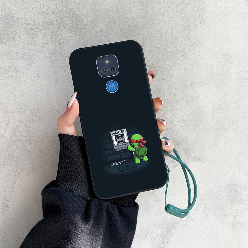 Ốp Điện Thoại In Hoạt Hình Pikachu Kèm Dây Đeo Cho Motorola Moto G Play 2021