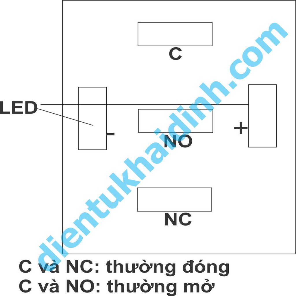 nút nhấn inox chống nước, dạng tròn khoét lỗ 16mm, ON/OFF, nhấn giữ GQ16 đầu phẳng led vòng tròn có 5 màu kde5886