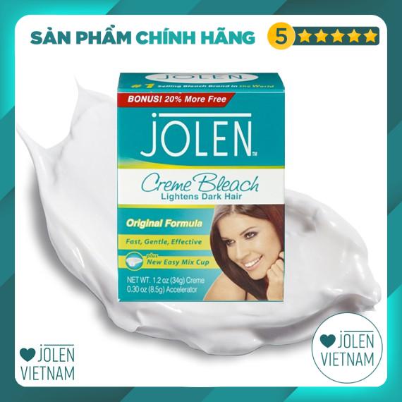 Kem Tẩy Màu Lông Jolen 42gr Original cho da thường - Nhập Mỹ (Kem Làm Nhạt Màu Lông)
