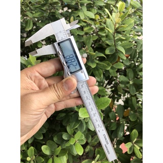 Thước kẹp điện tử thép inox 150 mm - Thược cặp điện tử đo cơ khí Loại Tốt - tặng kèm pin