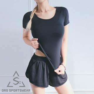 Áo Cộc Tay Body DRS Chất Vải Co Giãn Mềm Maị, Thích Hợp Tập Gym Yoga Running (AVA03)