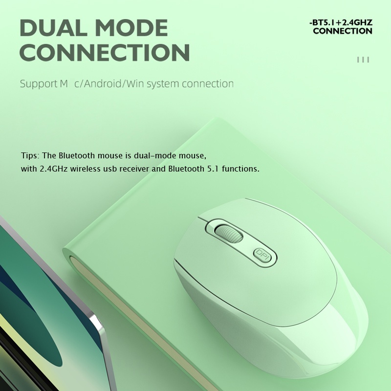 Chuột ko dây kết nối Bluetooth cho PC/Laptop/tablet táo/Phone/Tablet