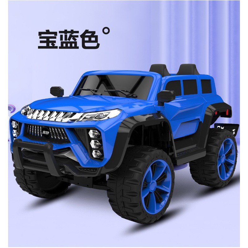 Ô tô xe điện đồ chơi mẫu địa hình JEEP 2020 cho bé 4 động cơ siêu to (Đỏ-Trắng-Vàng-Xanh-Xám)