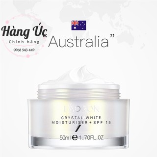 Kem dưỡng trắng eaoron crystal brihtening cream all - in - one day cream - kem trứng cá trắng ban ngày