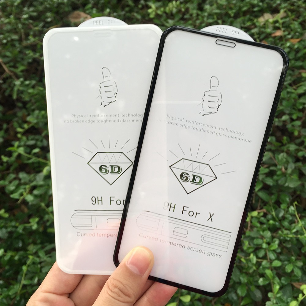 Xumu For iPhone 12 Mini 11 Pro X XS Max XR 8 7 6 6s Plus 6D Full Coverage Tempered Glass Screen Protector iPhone12 Anti-Scratch HD Front Film