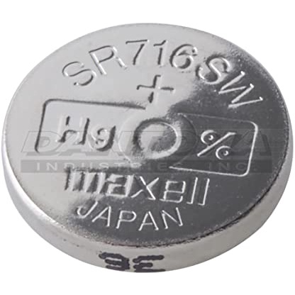 Pin Maxell SR716SW / 315 / SR67 / 280-56 / 9937 / SR716 Silver Oxide 1.55Volt (Made in Japan)