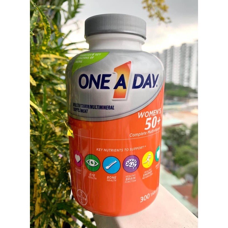 Viên uống One a day Men's , Women's 50+ Multivitamin 300 viên của Mỹ