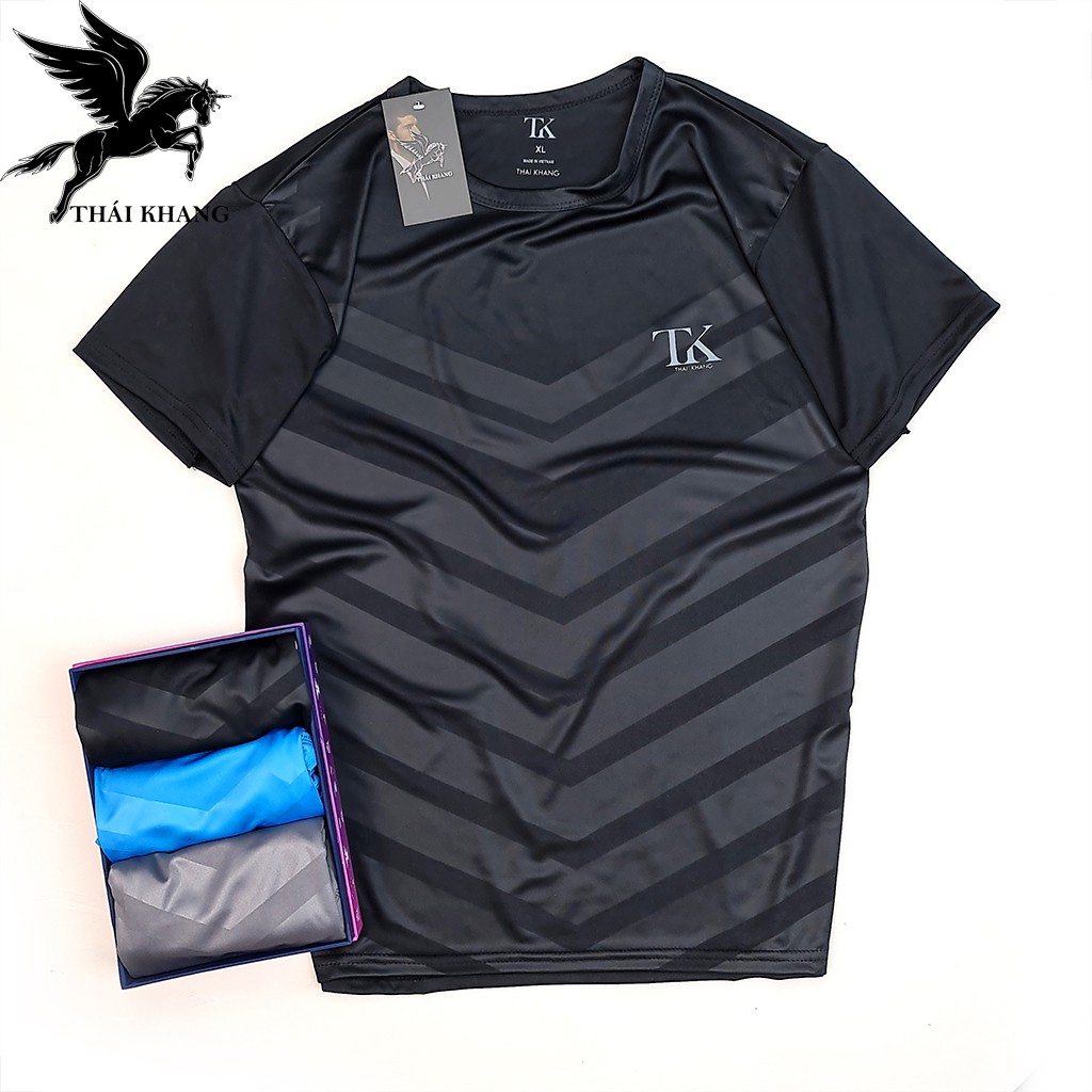 áo thun nam thể thao thun lạnh vân dập cực mát mặc loại áo thể thao nam cổ tròn mặc thoải mái TT1 | BigBuy360 - bigbuy360.vn