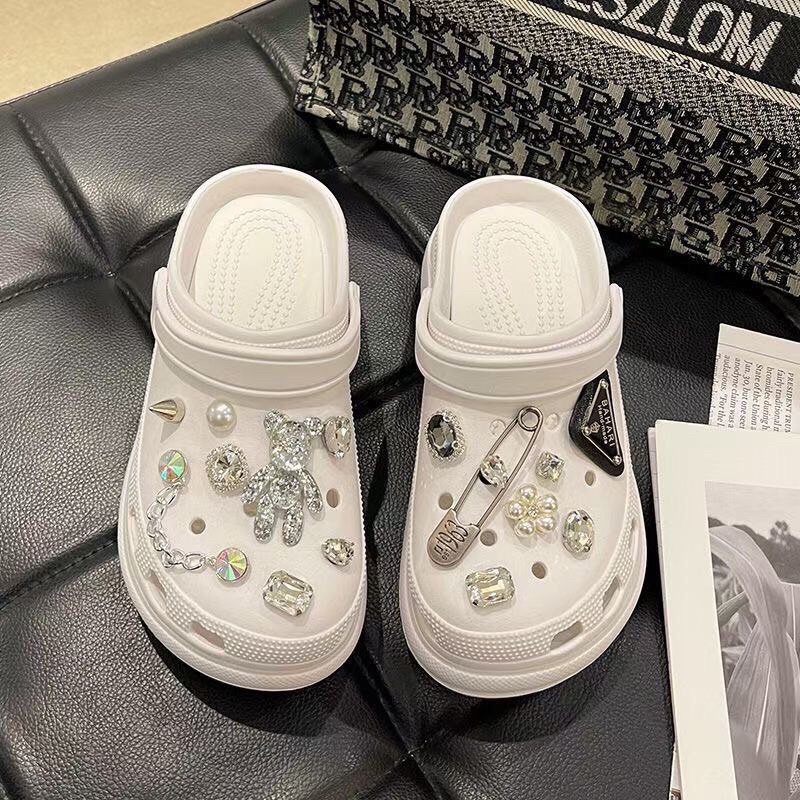 Dép Cross full cham đế 5cm