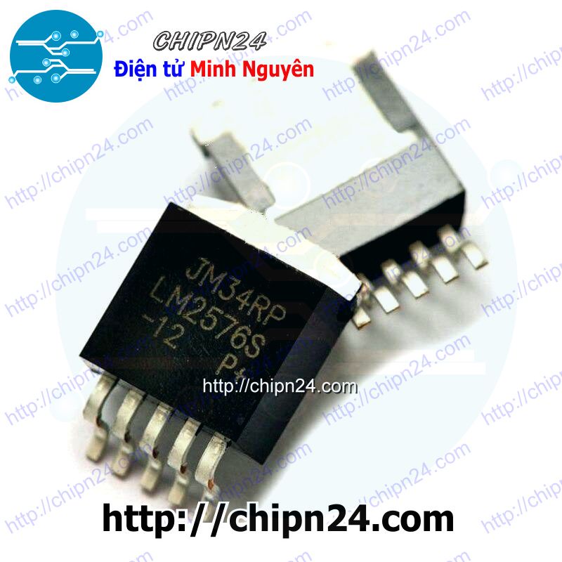 [2 CON] IC LM2576S-12V TO-263-6 (SMD Dán) (LM2576 2576)