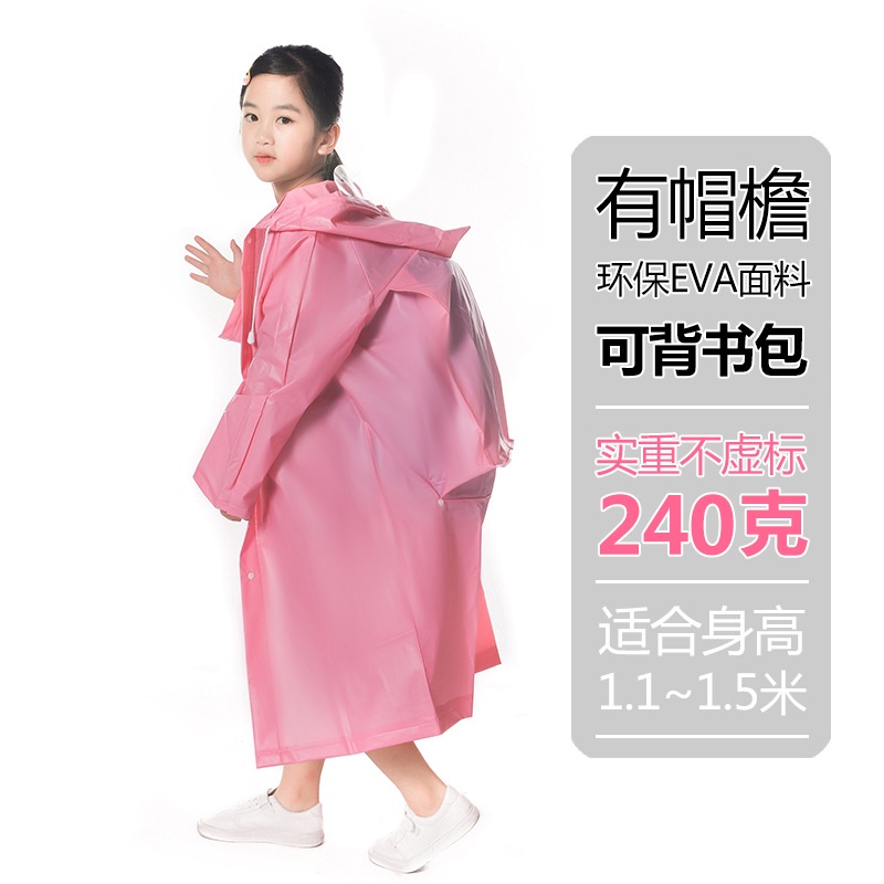 Áo Mưa Dày Dặn Có Thể Tháo Rời Tiện Dụng Cho Học Sinh