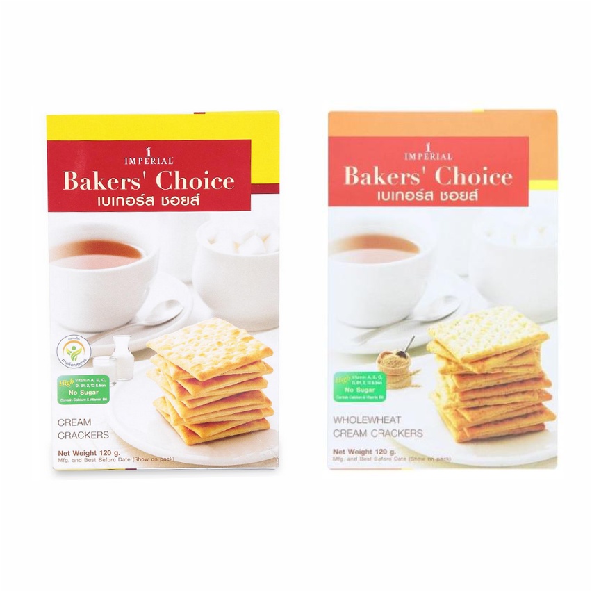 Bánh Quy Không Đường Imperial Bakers' Choice (120g)