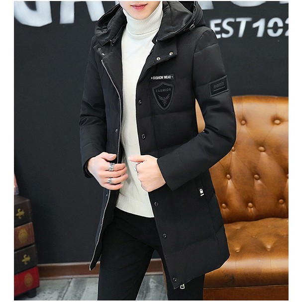 Áo phao nam AP34, Áo khoác dáng dài phong cách Streetwear Style Độc đáo, Cá tính và Lịch Lãm