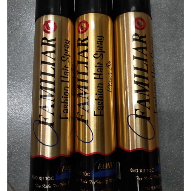 Keo xịt tóc Familiar 400g