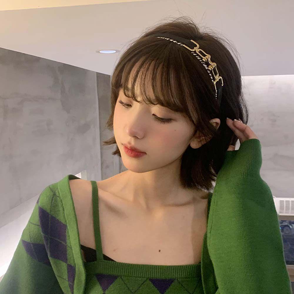 Băng Đô Cài Tóc Phối Dây Xích Thời Trang Tinh Tế Cho Nữ