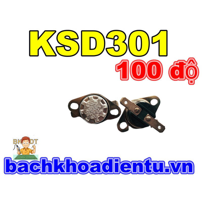 Rơ le nhiệt KSD301 các loại thường đóng.