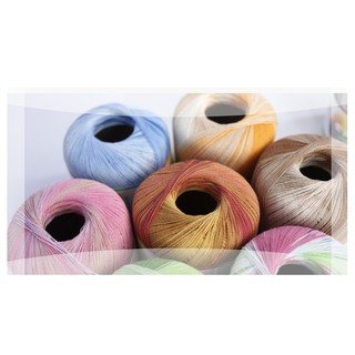 Sợi cotton metalic( đan móc handmade: bikini, váy áo mùa hè/ thu,...)