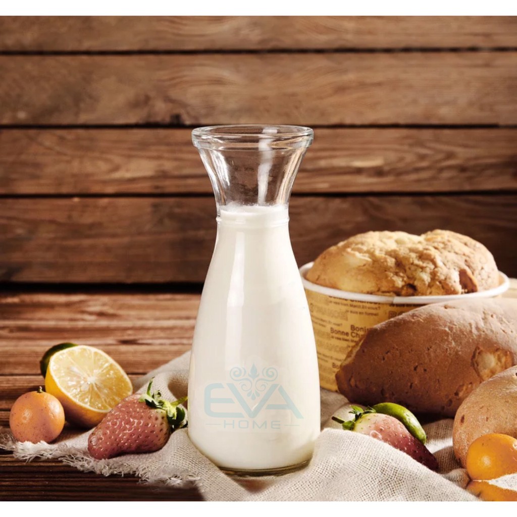 Ly thủy tinh eo trà sữa 500ml