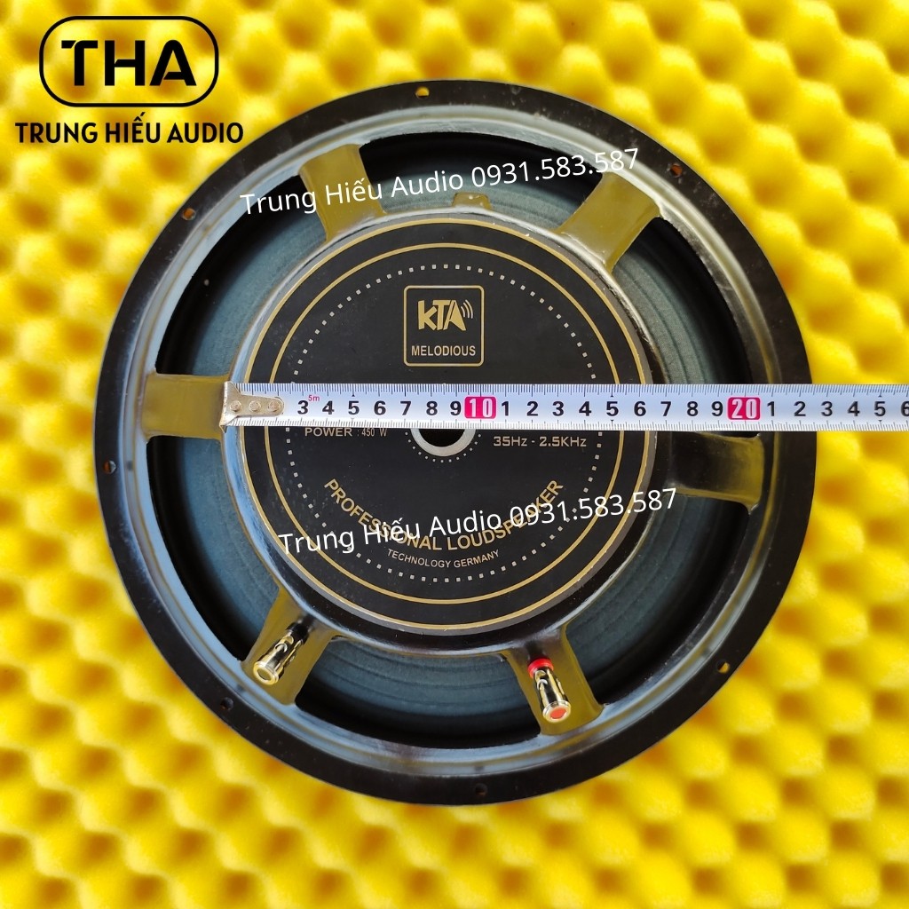 Loa Bass 40 KTA Từ 170 Coil 65 Hàng Nhập, Xương Gang, Bass 40 4 Tấc 8Ω, Nhện Cao Nâu (Giá 1 Cái) - Trung Hiếu Audio