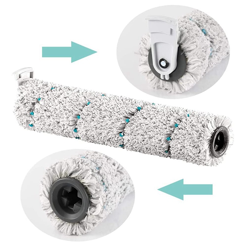 Set 2787 Chổi Cuộn Thay Thế Cho Máy Hút Bụi Bissell CrossWave Max 2554 2590 2593 2596 Series