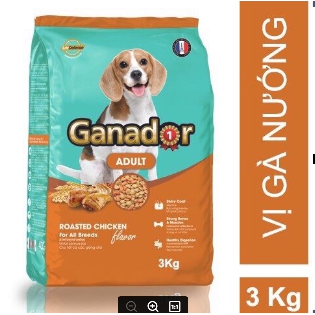 Ganador vị gà nướng Adult Roasted Chicken Flavor 3kg - Thức ăn cho chó trưởng thành