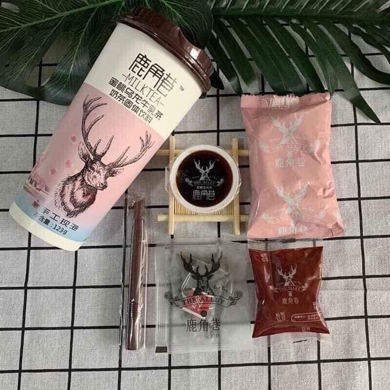 Trà sữa đường đen the ALLEY . Date 4 tháng in trên bao bì. Giao vị ngẫu nhiên. | BigBuy360 - bigbuy360.vn