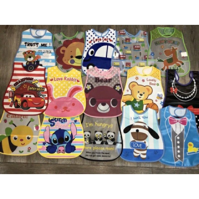 Yếm ăn dặm silicon cho bé