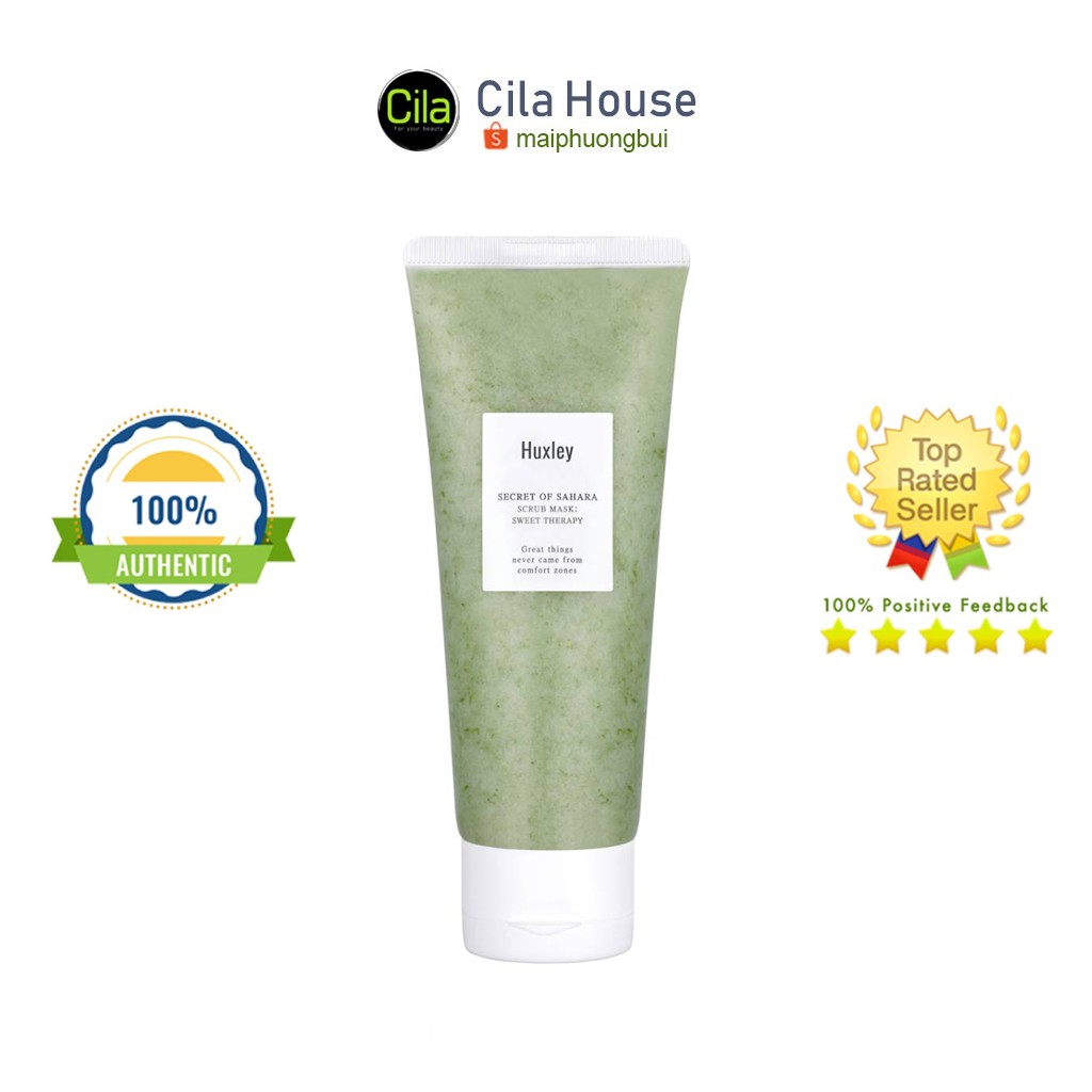 Tẩy Tế Bào Chết, Dưỡng Da Chiết Xuất Từ Xương Rồng Huxley Scrub Mask Therapy 30g - Cila House