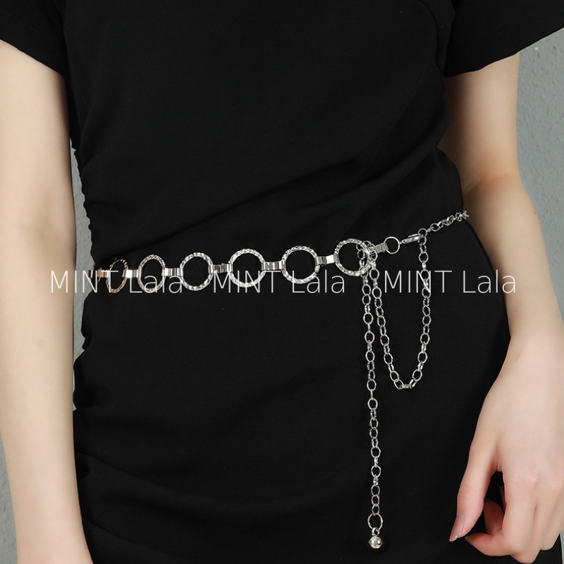 Đai Thắt Lưng Váy Đầm Chuỗi Đính Đá Sang Chảnh