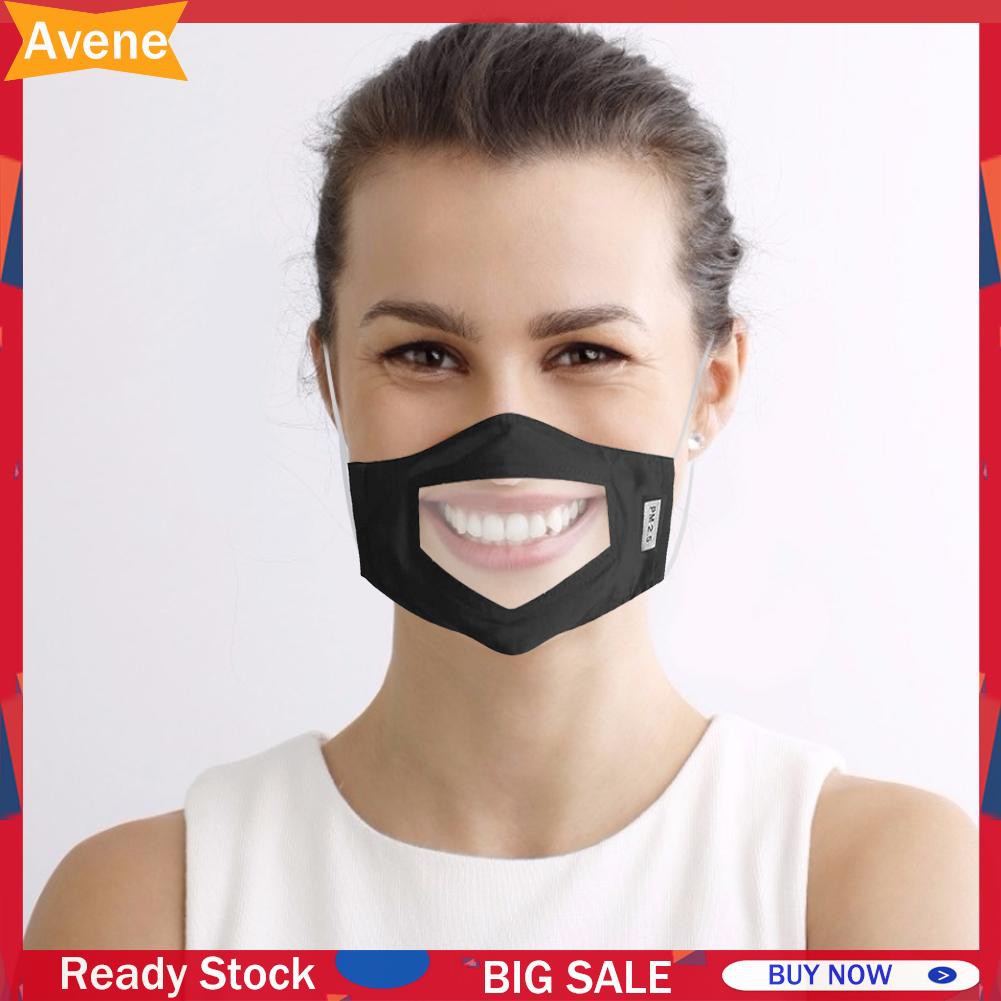 (hàng Mới Về) Set 6 / 4 / 1 Mặt Nạ Cotton Trong Suốt Có Móc Treo Tai Tiện Dụng