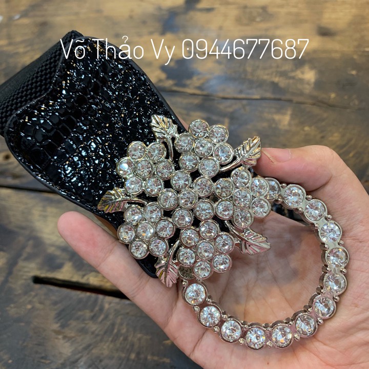 Đai váy bản 6 cm, lưng thun co giãn