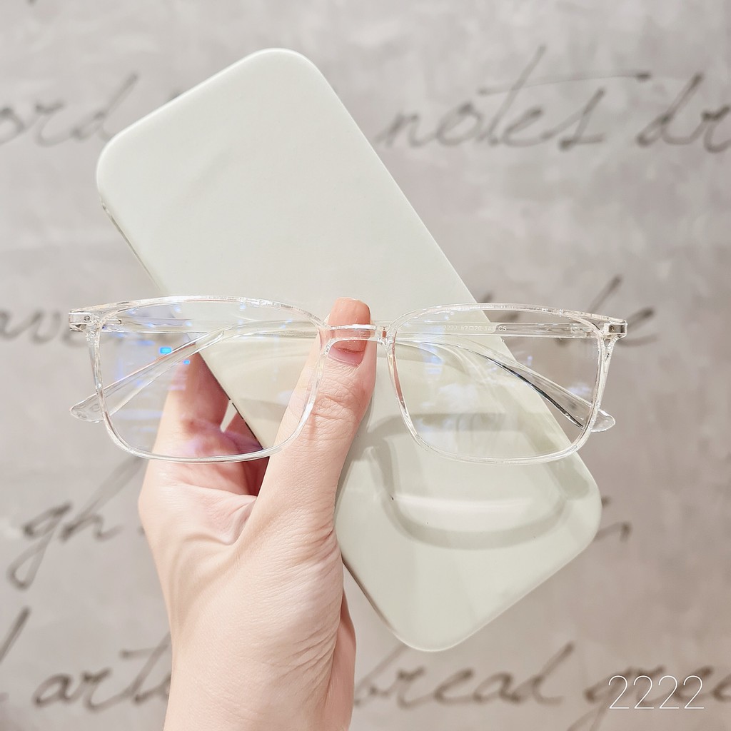 [Mã SKAMCLU7 giảm 10% cho đơn từ 0Đ] Gọng kính nam nữ Lilyeyewear nhựa dẻo, mắt vuông, nhiều màu Y2222 | BigBuy360 - bigbuy360.vn