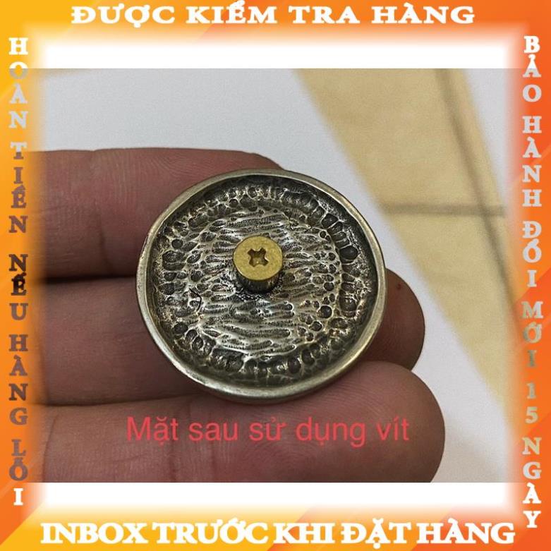Mặt nút kiểu Conchos Bông Hoa Đồng Thau chuyên làm nút bấm túi ví da thủ công ngocchi