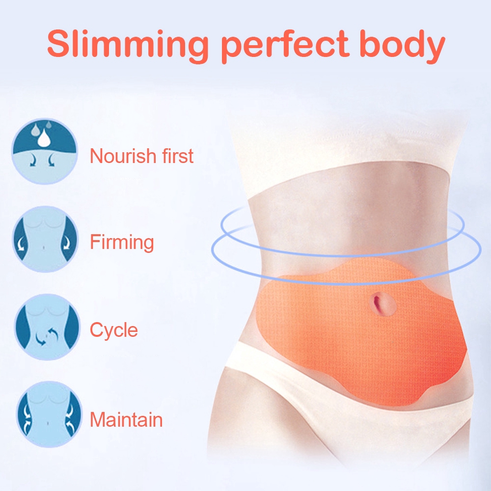 ⌂⌂ 5Pc Lazy Beauty Patch Quick Slimming Patch Belly Slim Patch Abdomen Fat burning Navel Stick 【Goob】