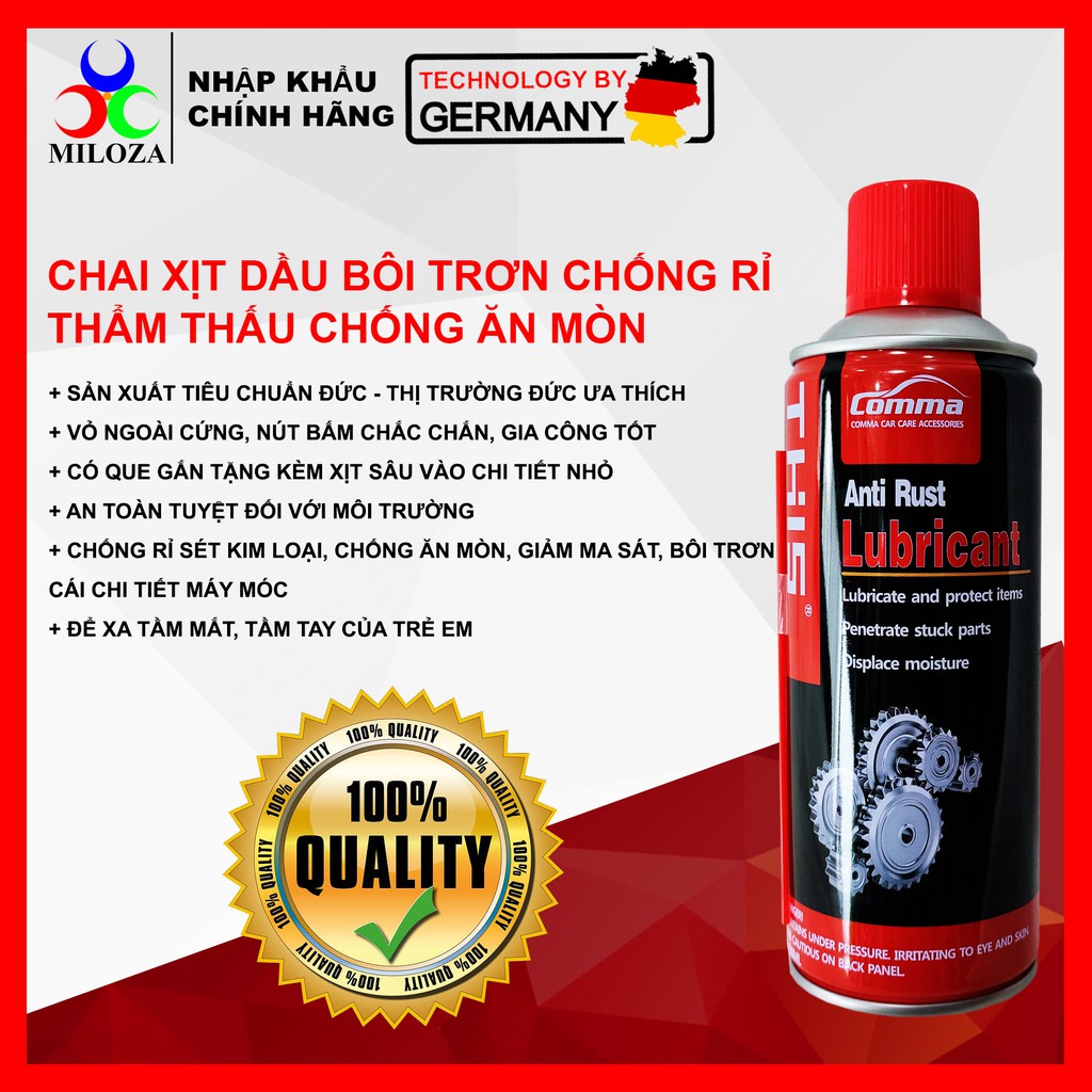 [FLATS] Chai Xịt Dầu Bôi Trơn Chống Rỉ, Chống Ăn Mòn, Bảo Vệ, Chống Lão Hóa Thiết Bị - THIS Anti Rust Lubricant - MILOZA