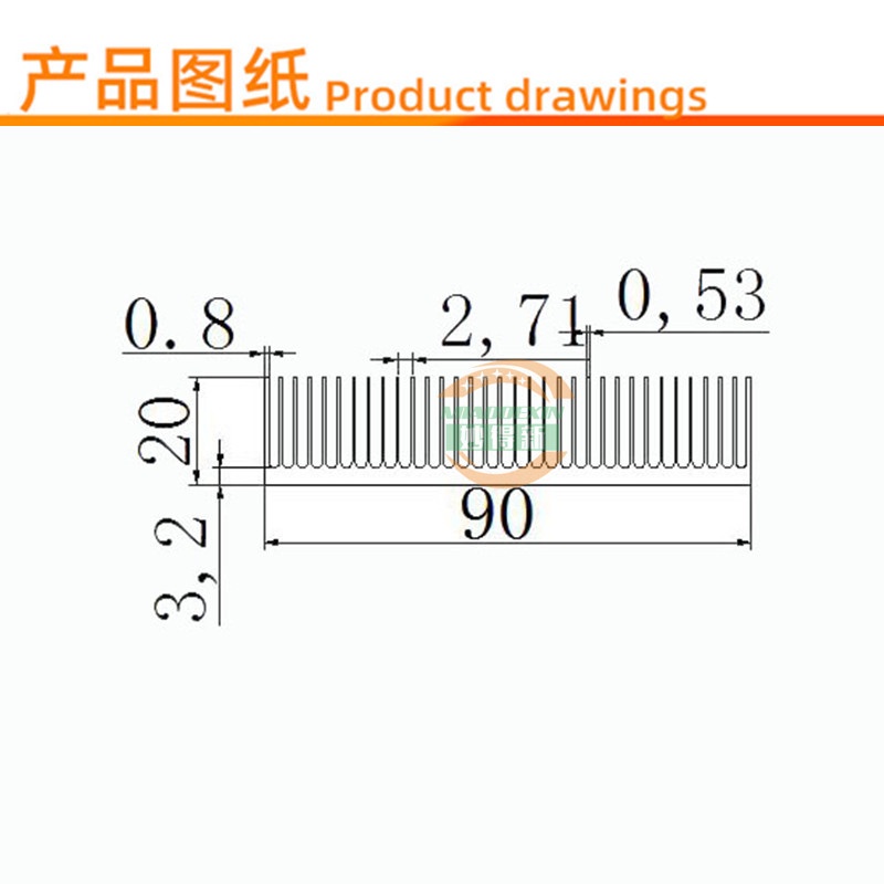 1 Khối Tản Nhiệt Bằng Nhôm 150 * 90 * 20mm Chất Lượng Cao